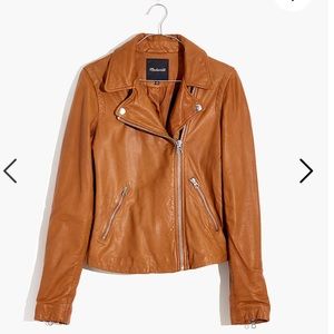 Madewell Washed Leather Motorcycle Jacket